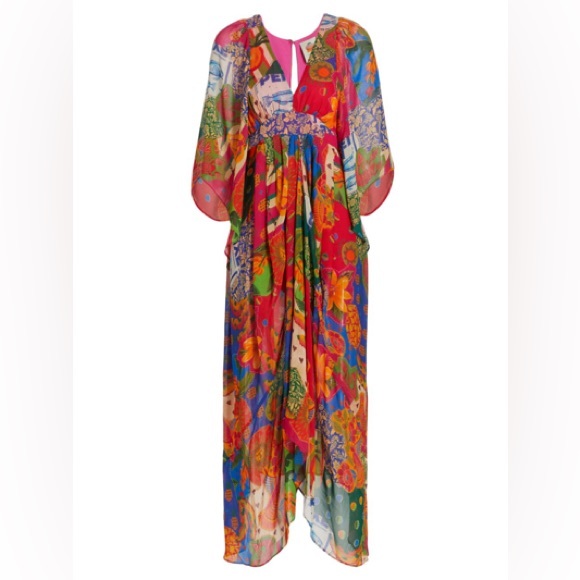 Farm Rio Sunny Mix Maxi Dress - Picture 13 of 13